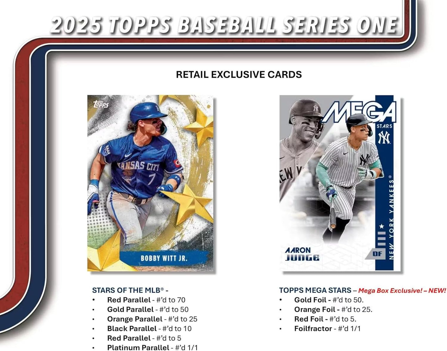 2025 Topps Series 1 Baseball — Jumbo Hobby Box (10 Packs, 3 Hits + Silver Packs)