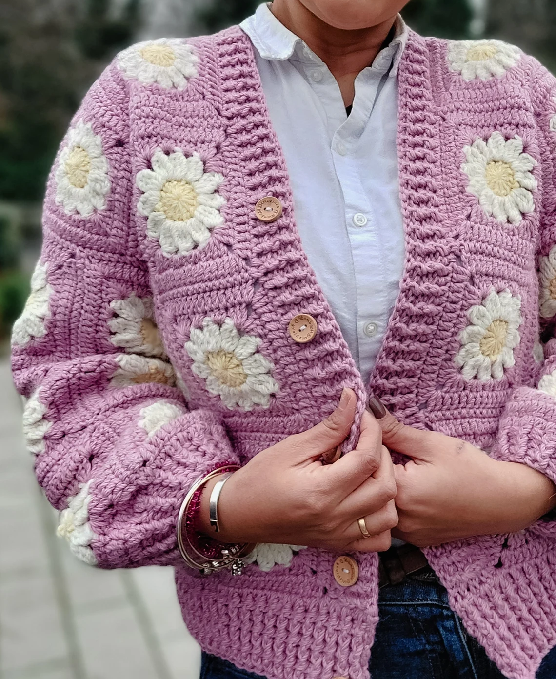 🌼 Daisy Dreams Cardigan Pattern