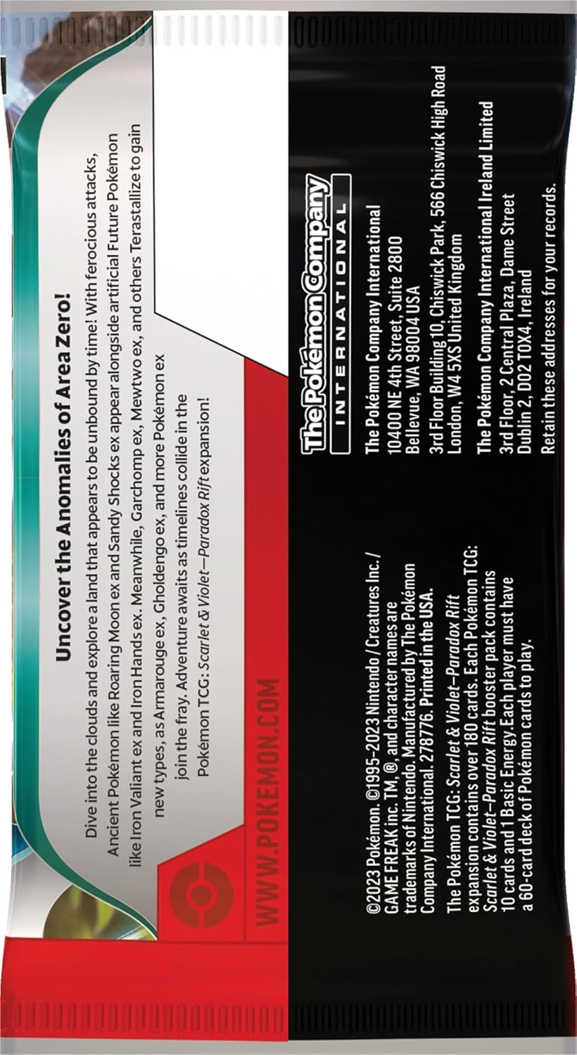 Scarlet & Violet – Paradox Rift Booster Box – Blind Box Edition