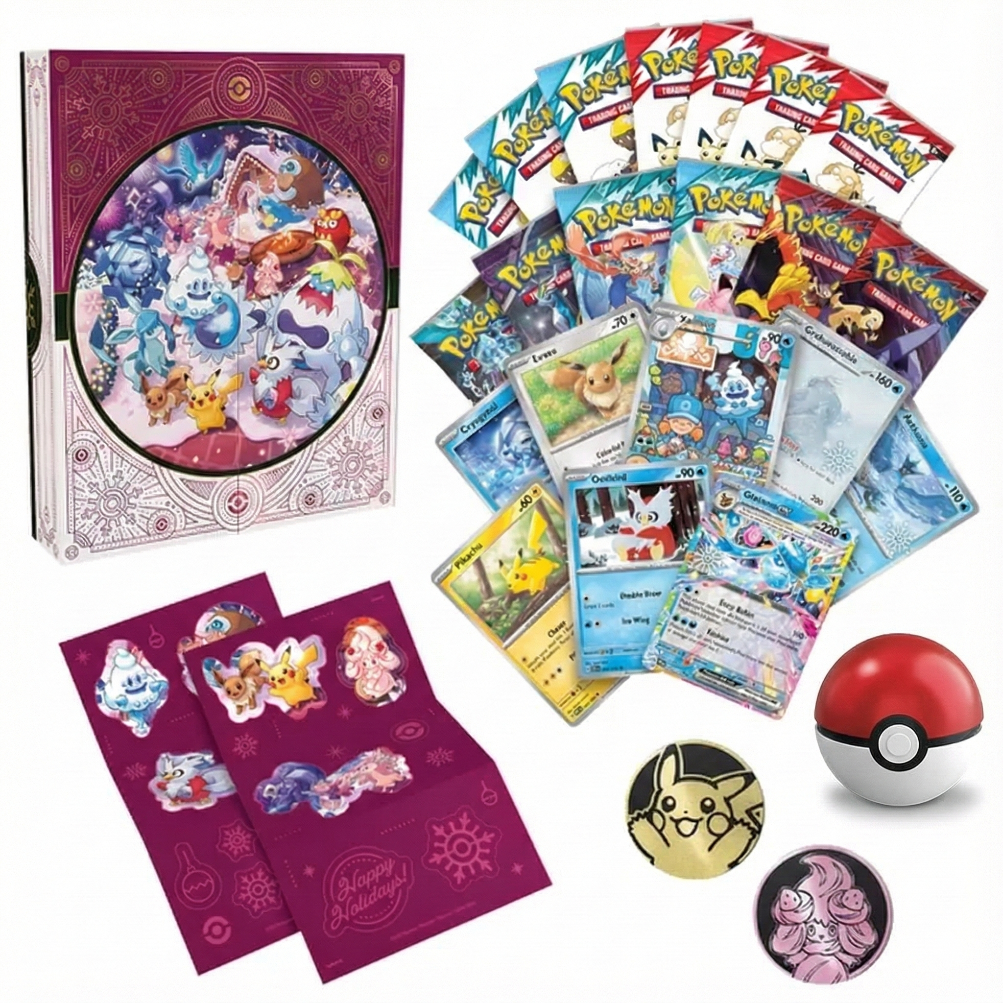 Pokémon Holiday Mega Set 2025 – Holiday Calendar + Poké Ball Tin