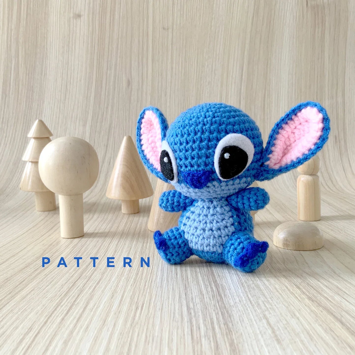 💙 Stitch Crochet Pattern – Cute Alien Amigurumi (Digital PDF)