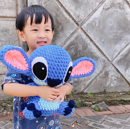 💙 Stitch Crochet Pattern – Cute Alien Amigurumi (Digital PDF)