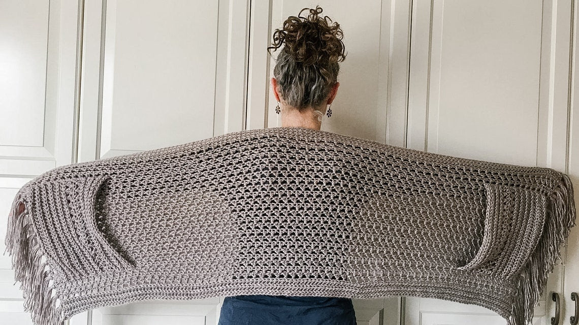 EASY Crochet Boho Scarf Pattern